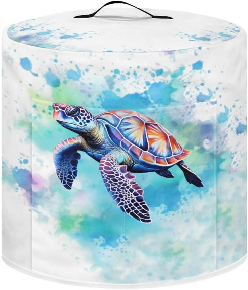 Sea Turtle Dust Cover for Instant Pot 6-8 Quart, Insulated Pressure Cooker Cover with Pockets for Kitchen Accessories