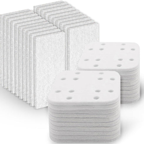 40 Pack Humidifier Aroma Pads and Mineral Absorption Pads for LEVOIT LV600HH, LV600S, OasisMist450S - White Filters