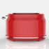 CULINARY CHEF CCTO102-RED, 2 Slice Retro Toaster with Wide Slot and 5 Adjustable Toast Settings, Red