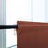 KOUFALL Fall Curtain Valances - Rustic Farmhouse Boho Western Curtains for Kitchen Windows, Terracotta Rust
