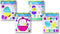 Assortment of Easter Gel Clings, 4 Sheets with Easter Basket, Bunny, Chick, Flowers, and Egg Shapes (2018 Version)