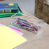 Isaac Jacobs Clear Acrylic Rectangular Stackable Storage Organizer, 9" L x 3.5" W x 2.5" H, Multi-Functional