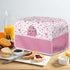 Toaster Cover, Pink Cartoon 4 Slice, Small Appliance Dust Covers, Pink Polka Dot Heart Print, Machine Washable