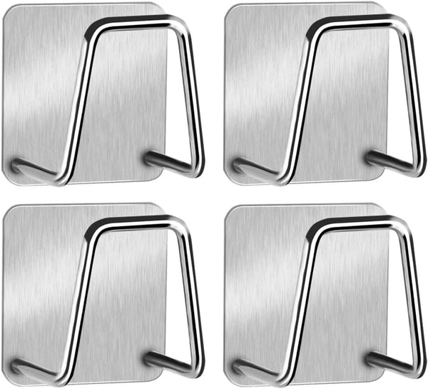 Sponge Holders for Kitchen Sink - Adhesive Stainless Steel Rust Proof Waterproof Sink Caddy, Quick Drying