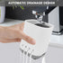 Bathroom Toothbrush Holder, Grey Plastic Detachable Organizer Caddy with 3 Slots for Electric Toothbrush and Toothpaste