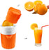 Hand Juicer Citrus Orange Squeezer, Manual Lid Rotation Press Reamer for Lemon Lime Grapefruit with Strainer