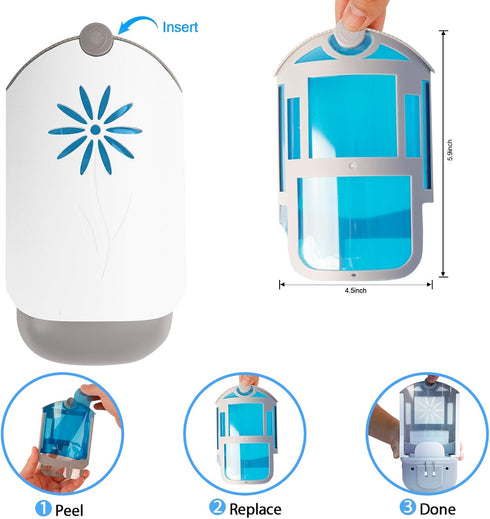 2 Flying Insect Trap for Indoors, Plug in Fly Trap Bug Catcher for Gnats Captures Fruit Flies, Mosquito and Gnats, Gnat