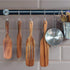 Spurtle Set, Natural Acacia Wooden Kitchen Utensils Set of 2 for Cooking, Mixing, Serving
