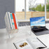 Sumerflos Acrylic Desktop Bookcase, Clear Modern Storage Organizer for Office Home, Bookshelves for CD/Magazine/Book