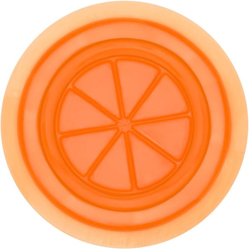 Jarware Set of 4 Orange Jelly/Jam Lids for Regular Mouth Mason Jars