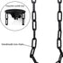 Sconce(Set 2)-Medieval Candle of Metal Wall Decorations-Gothic Retro Chain Wall Candle Sconces-Black Wall Sconces
