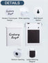 50pcs Metal White Magnetic Grocery Bags Holder, Farmhouse Wall Mount Plastic Bag Holder with Shopping Bags, Trash Bag