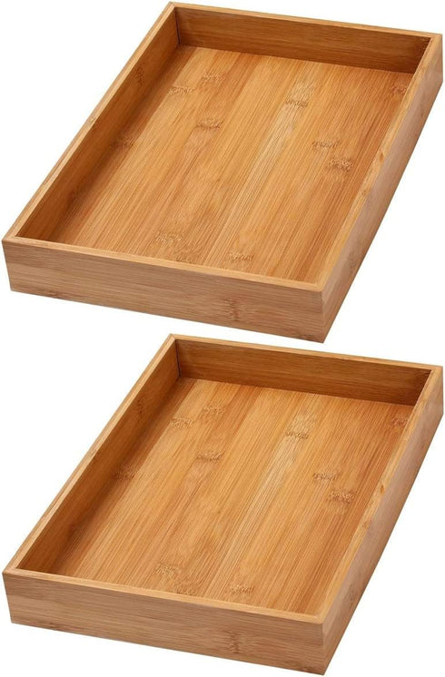 YBM Home 319-2 Drawer Organizer Storage Box, Natural 10x14x2