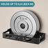 Paper Towel Holder with Shelf, Kitchen/Bathroom Paper Holder, Spice Rack with 2 Hooks, Self-Adhesive & Drilling