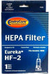EnviroCare Replacement HEPA Vacuum Cleaner Filter - Fits Eureka HF-2 Upright Vacuum Cleaners - 2 Filters