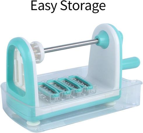 5 Ourokhome Zucchini Noodle Maker Spaghetti Spiralizer - Blades Vegetable Slicer for Veggie Noodles and Curly Chips