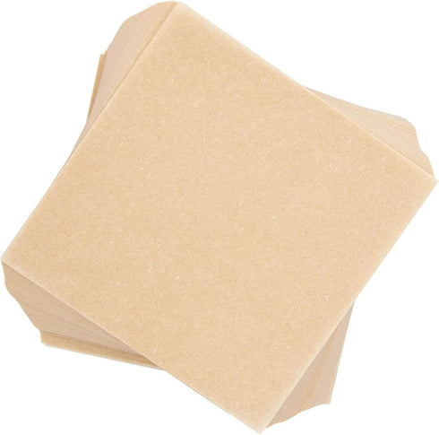Juvale 1000 Sheets Precut 4x4 Parchment Paper Squares, Bulk Brown Unbleached Liners for Baking, Cookies, Hamburger Patty