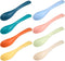 8 Pcs Wheat Straw Spoon Set - Unbreakable Soup Spoons, 6 Inches Ramen Spoons for Kids and Adults (8 Colors)