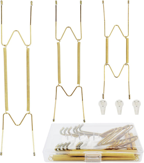 Plate Hangers for The Wall, Display Wall Plate Holders, 3 Pack (8"/10"/12")