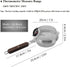 Home Coffee Bean Roaster Tool - CAFEMASY Portable Stainless Steel Roasting Pan with Thermometer for Outdoor Baking