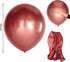 10 Pieces 18 Inch Metallic Balloons, Shiny Latex Balloons for Birthday Wedding Party Decoration (Rose Gold)