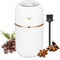 Coffee Grinder Electric for Beans, Spices, Herbs, Grains, Nuts, Stainless Steel Blades, 2.8 oz, White