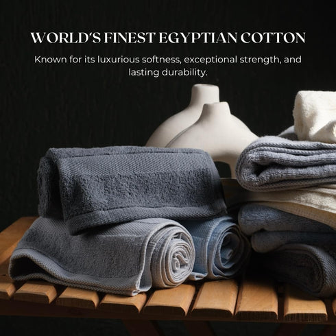 Lux Thread Set 3 100% 600 1 1 1 Set Egyptian Cotton Towel - Piece | Ultra Soft GSM Towels | Bath, Hand, Washcloth |