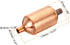 PATIKIL 3P Air Conditioner Filter Drier, Pure Copper Liquid Line Replacement for AC Heat Pump Refrigerator, Copper Tone
