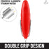 Zulay Double Grip Milk Frother with Holster Stand Handheld Electric Coffee Frother, One-Touch Foam Maker Detachable SS