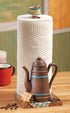 Stylish Coffee Pot Paper Towel Holder for Kitchen