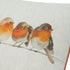 KINGROSE 14 20 Inches Christmas Hand Drawing Birds Decorative Throw Pillow Cover Watercolor Linen Accent Pillow Case