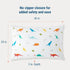 Wildkin 100% Cotton Kids Pillowcase – Jurassic Dinosaurs, Soft & Breathable Standard Size (20x30)