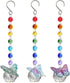 Honbay 200PCS Mini S Shape Hooks Stainless Steel Tiny Ornament Hooks Crystal Bead Curtain Hooks for Suncatchers