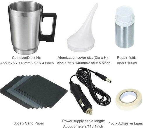 Atomizing Cup Car Headlight Lens Repair Tool - Restoration Auto Restore Kit