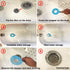 2PCS Bathtub Stopper Hair Catcher Kit, Silicone Drain Stopper for Bathroom, Laundry, Tub Strainer