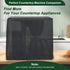 Coffee Machine Dustproof Cover, Universal Waterproof Shield for Home, Garage, and Office Appliances (Black)