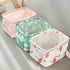 Foldable Storage Basket - Set of 6 Small Collapsible Canvas Organizers with Handle for Home Decor and Toys