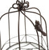 TJ Global Iron Birdcage Hanging Planter, Metal Wire Flower Pot Basket Wrought Iron Plant Stands for Plants, Flowers