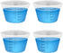 PEUTIER 4pcs Laundry Measuring Cup, 125ml Silicone Liquid Measuring Cups Reusable Washable Laundry