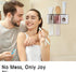 2 iHave Toothbrush Holders Bathroom Decor with Toothpaste Dispenser, Cups Toothbrush Holder Wall Mounted Bathroom
