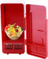 Mini Fridge, Portable Cooler and Warmer, LED USB Refrigerator for Drinks and Beverage Cans
