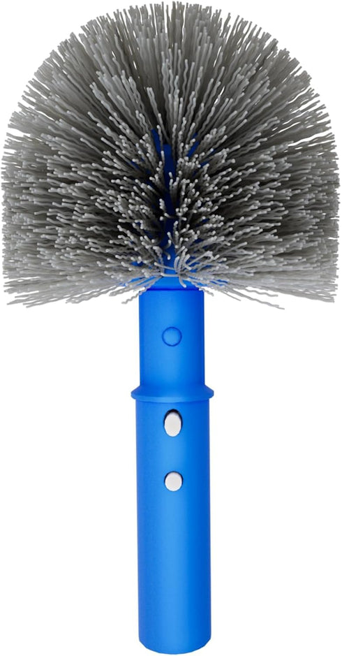 TidyMister Small Pool Brush Head for Cleaning Narrow Corners Steps, Stiff Wavy