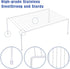 JBESUHI Set 2 (16.1 10.2 Inch) Counter of Large x Cabinet Storage Shelf Rack, ShelvesKitchen and Cabinet Shelf, Storage