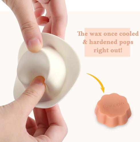 2Pcs Reusable Wax Melt Warmer Liners, Silicone Leakproof Wax Tray for Scented Electric Wax Warmers, Candle Warmer
