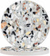 Pznen Surface of Terrazzo Floor Texture Coasters for Drinks 2 Pack Antique Beautiful