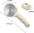 Pizza Cutter Wheel, Stainless Steel Slicer with Cover, Super Sharp and Dishwasher Safe, Beige