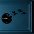 The Geeky Days Magic Flying Angry Fantasy Dragon Wall Clock, Abstract Gothic Fairytale Quartz Analog Decorative Watch