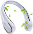 Portable Bladeless Neck Fan - USB Rechargeable 4000mAh Battery Operated, 360° Cooling for Women and Men