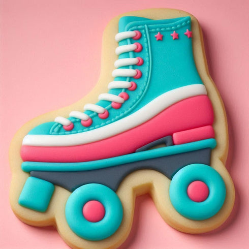 Vintage Roller Skate Cookie Cutter - 3.75 Inch from The Cookie Cutter Shop - Tin Plated Steel, Made in the USA