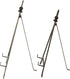 Deco 79 Metal Tabletop Display Easel with Foldable Stand, Set of 2, 13", 15"H, Bronze